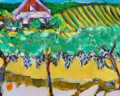 Merlot Üzümleri, Napa, 2017 by Richard Fox