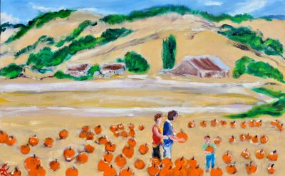 Balkabağı Toplama, Nicasio, 2018 by Richard Fox