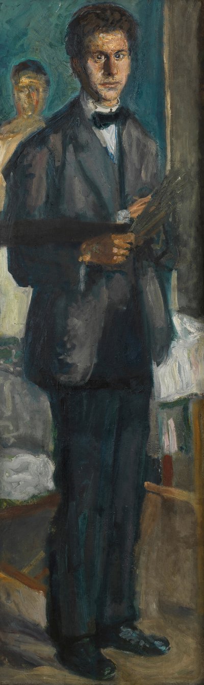 Paletli otoportre, 1906-1907. by Richard Gerstl