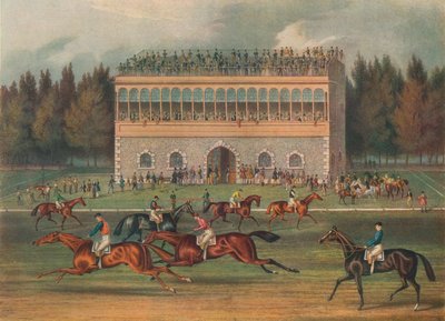 Goodwood Büyük Standı. Başlamaya hazırlanıyor, 1836. by Richard Gibson Reeve