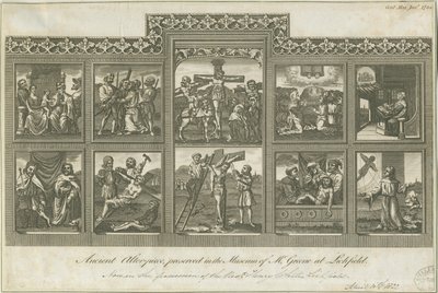 Lichfield - Antik Sunak Parçası: gravür, nd [c 1785] (baskı) by Richard Greene