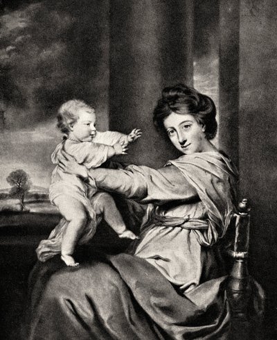 Caroline, Marlborough Düşesi ve Kızı, 20. yüzyıl by Richard Houston