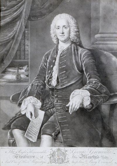 George Grenville (1712-70) (taş) by Richard Houston