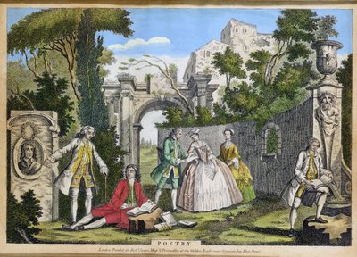 Şiir, bar. Robert Sayer (fl.1750-80) c.1750 (aquatint) tarafından by Richard Houston