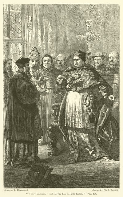 Wolsey yanıtladı, Bize küçük bir iyilik yaptığınız gibi by Richard Huttula