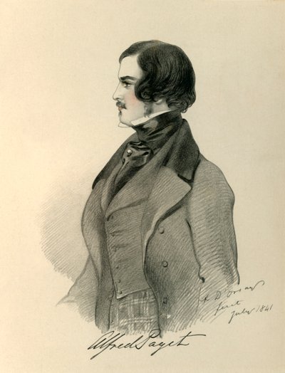 Alfred Paget, 1841. by Richard James Lane