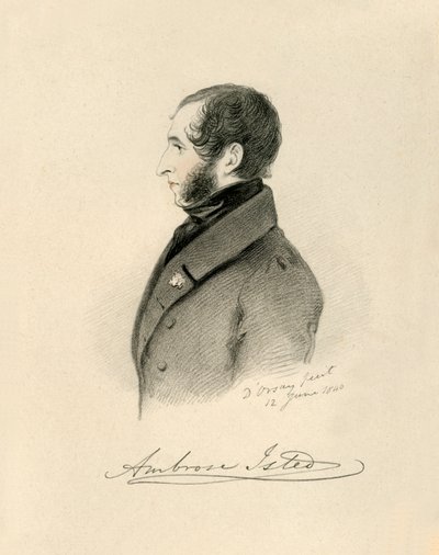 Ambrose İsted, 1840. by Richard James Lane