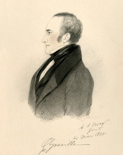Charles Greville, 1840. by Richard James Lane