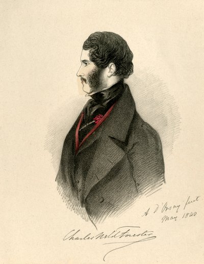 Charles Kaynak Ormancısı, 1840. by Richard James Lane