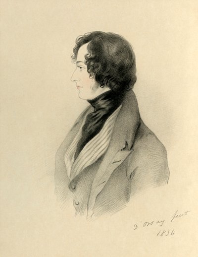 Çok Saygıdeğer Benjamin Disraeli Milletvekili, 1834. by Richard James Lane