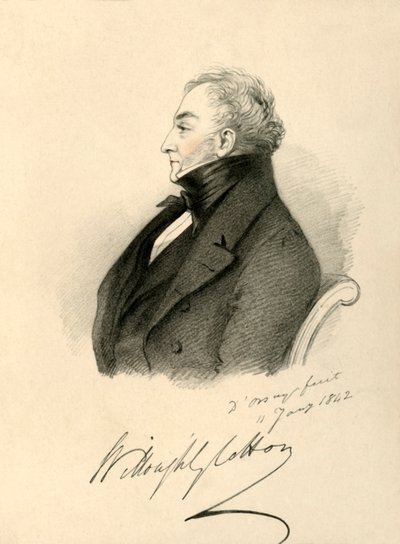 Sir Willoughby Cotton, 1842. by Richard James Lane