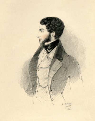 Sayın George Byng M.P. Daha sonra Vikont Enfield, 1833. by Richard James Lane