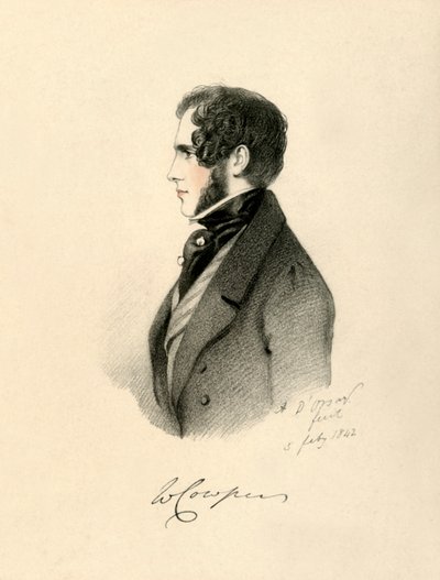 William Cowper, 1842. by Richard James Lane