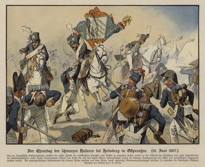 Doğu Prusya, Heilsberg Savaşı'nda Kara Süvarilerin suçlaması by Richard Knotel