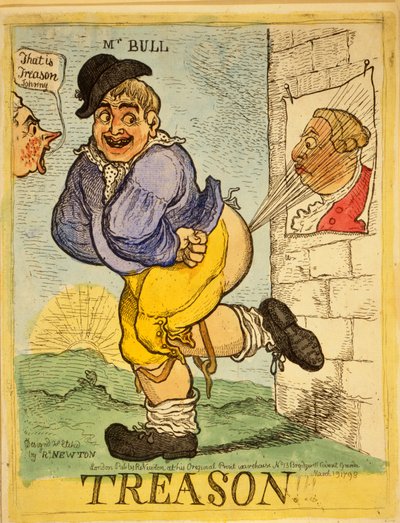 İhanet, 1798 (el boyaması gravür) by Richard Newton