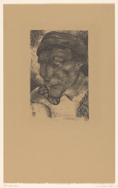 Brabant balık tuzağı ayarlayıcısı (nesnedeki orijinal başlık) Brabant türleri (orijinal seri başlığı) by Richard Nicolaüs Roland Holst