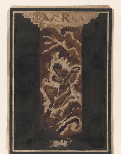 RN Roland Holst tarafından Over Kunst, II için ilk kapak tasarımı by Richard Nicolaüs Roland Holst