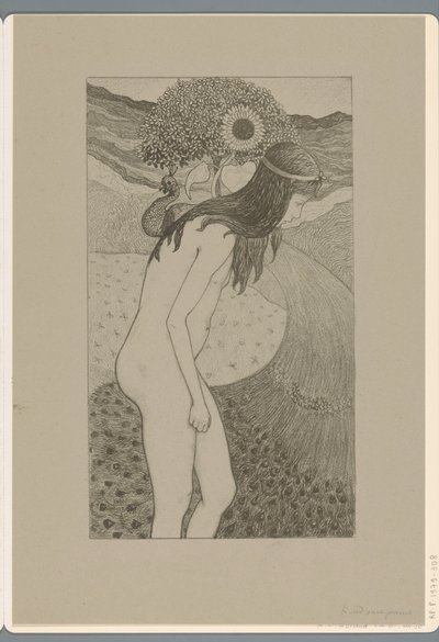 Tavus kuşu olan çocuk (nesnedeki başlık) by Richard Nicolaüs Roland Holst