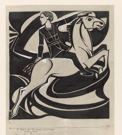 atlı adam by Richard Nicolaüs Roland Holst