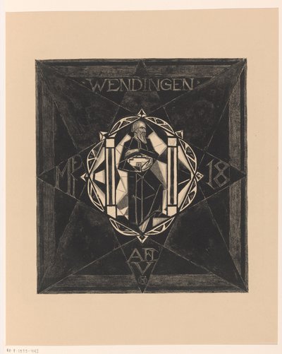 Kapak tasarımı: Wengen, 1918 by Richard Nicolaüs Roland Holst