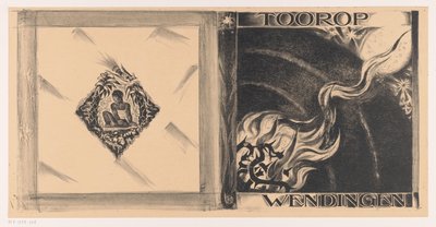 Kapak tasarımı: Weendingen, Toorop sayısı, 1928 by Richard Nicolaüs Roland Holst