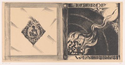 Kapak tasarımı: Weendingen, Toorop sayısı, 1928 by Richard Nicolaüs Roland Holst