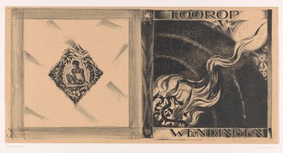 Kapak tasarımı: Weendingen, Toorop sayısı, 1928 by Richard Nicolaüs Roland Holst