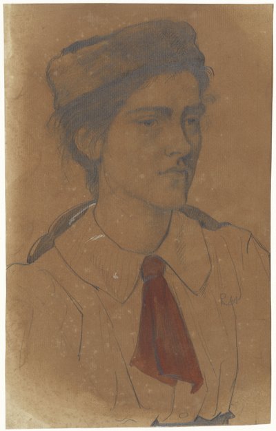 Loenen'den Kootje Martinet'in portresi by Richard Nicolaüs Roland Holst