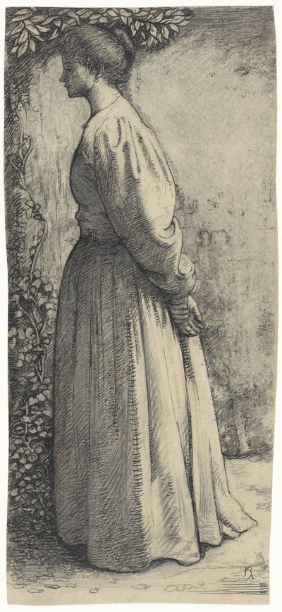 Kadın ayakta, yandan by Richard Nicolaüs Roland Holst