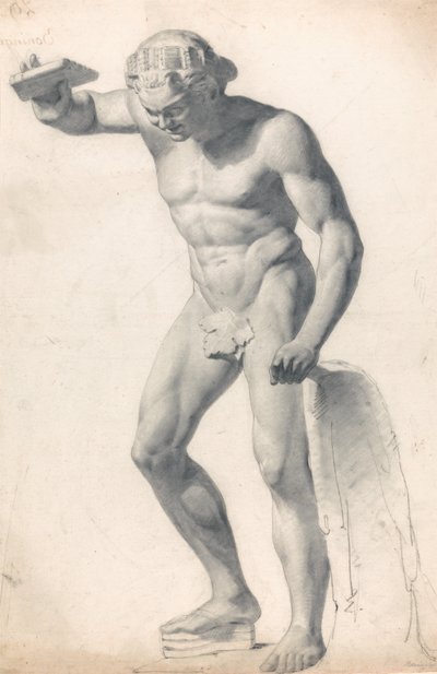Borulu Faun by Richard Parkes Bonington