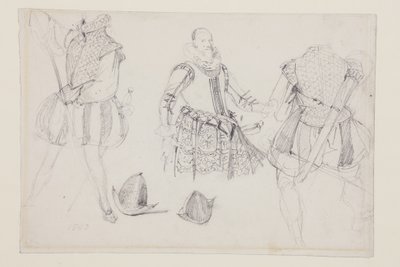 Kostüm Çalışmaları by Richard Parkes Bonington