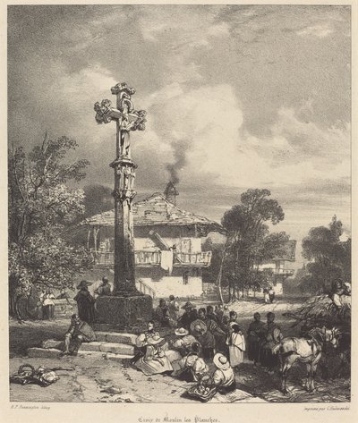 Moulin-les-Planches Haçı by Richard Parkes Bonington