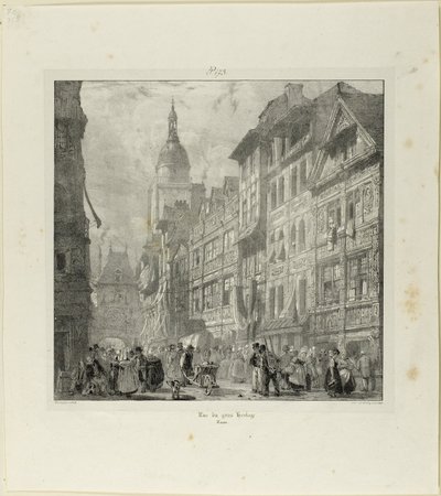Gros Saat Sokak by Richard Parkes Bonington