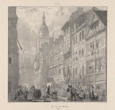 Gros Saat Sokağı by Richard Parkes Bonington