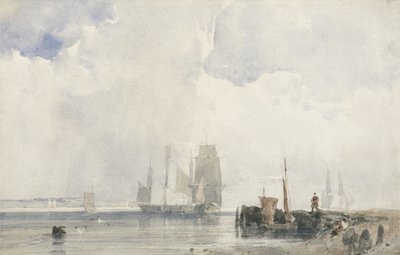 Haliçte Nakliye (kağıt üzerinde grafit üzerinde w/c) by Richard Parkes Bonington