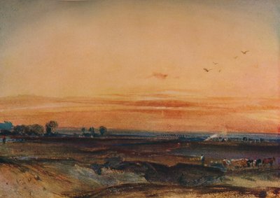 Gün batımı, 1826 by Richard Parkes Bonington