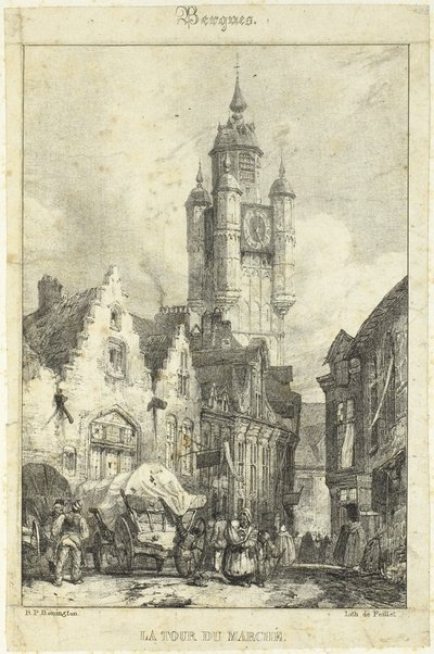 Kule Pazar Yeri by Richard Parkes Bonington