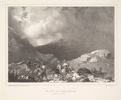 Vallée de Glenfinlas Glenfinlas Vadisi, 1826. by Richard Parkes Bonington