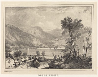 Killin Gölü by Richard Parkes Bonington after Francois Alexandre Pernot