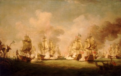 Barfleur Savaşı by Richard Paton