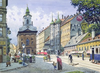 The Church of the Chimneysweeps, Wiedner Hauptstrasse, Vienna  by Richard Pokorny