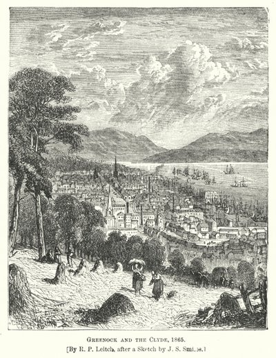 Greenock ve Clyde by Richard Principal (after) Leitch