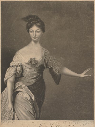 Mary Hale (kızlık soyadı Chaloner), 'L'Allegro'da Euphrosyne rolünde by Richard Purcell