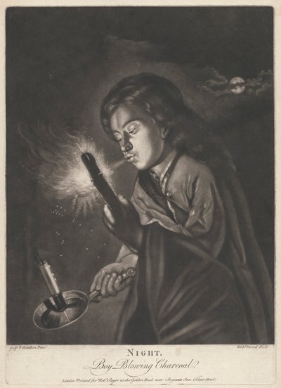 Gece - Kömür üfleyen çocuk by Richard Purcell