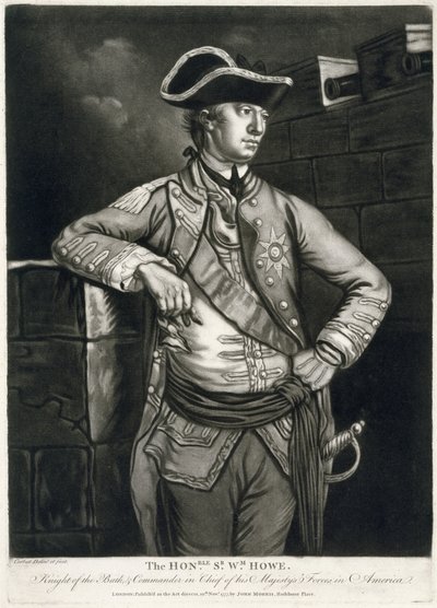 Honble. Bay Wm. Howe, Bath Şövalyesi ve Majestelerinin Amerika