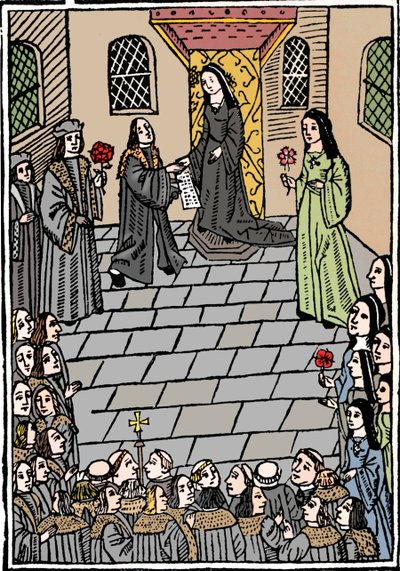 Charles V ve Prenses Mary Tudor arasındaki evlilik anlaşması, c1508 by Richard Pynson