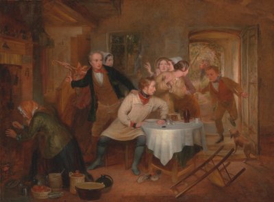 The Deserter's Home [1847, Royal Academy of Arts, Londra, sergi kataloğu] by Richard Redgrave