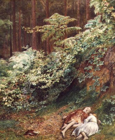 ahşap sabah çocuklar by Richard Redgrave