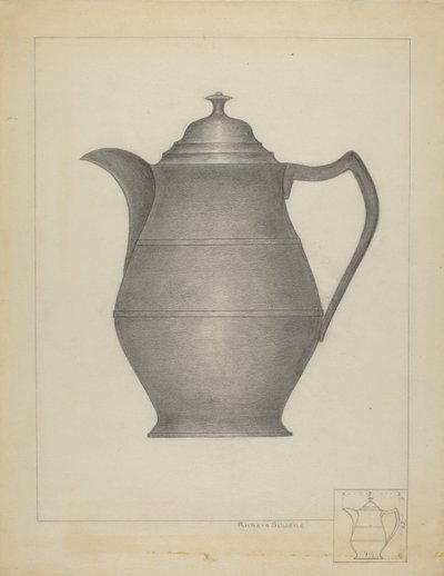 kalaylı sürahi by Richard Schoene
