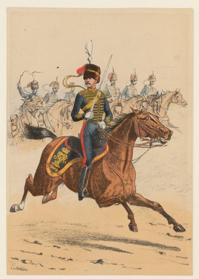 ingiliz askeri İngiliz askeri üniformalarının dokuz temsili (seri başlığı) by Richard Simkin